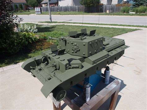 Crusader Armour 16 Cromwell Tank Build Update
