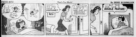 nancy comics by ernie bushmiller on twitter fritzi ritz by ernie bushmiller nov 14 1940