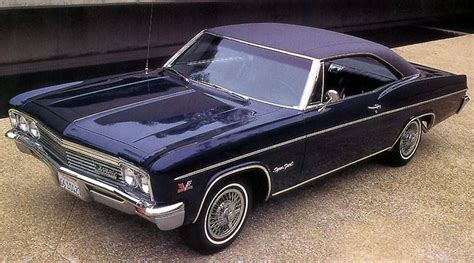 1966 Chevrolet Impala Sport Coupe 396 V8 With Images Classic Cars