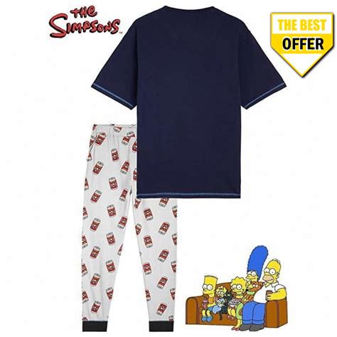10 Off Now Use Code Ten Off Gt Ap The Simpsons 2 Piece Cotton Pyjamas With Homer Simpson