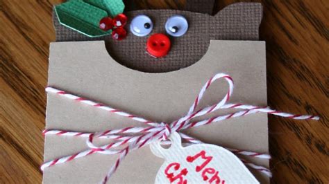 For The Joy Of Creating Reindeer Gift Card Holder Days Of Christmas
