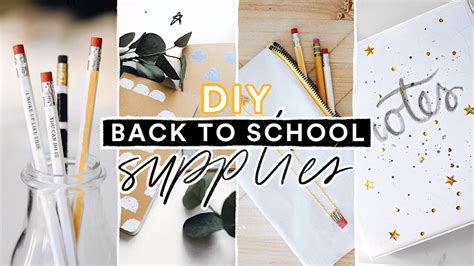 Diy Back To School Supplies Stationery ️📓 Super Cute Affordable