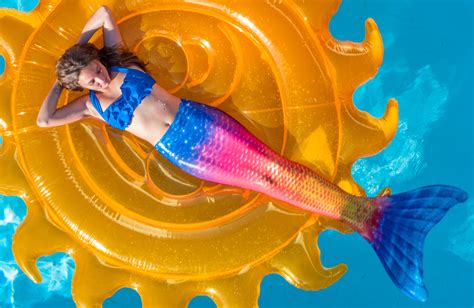 Transform Into A Mermaid With A Sparkly Swimmable Mermaid