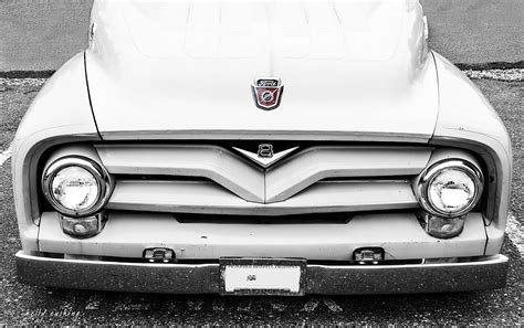 Vintage White Ford Truck - Kelly Cushing Photography & Fine Art