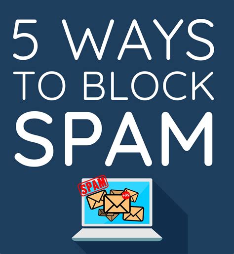 5 Ways To Block Spam Spam Internet Business 5 Ways