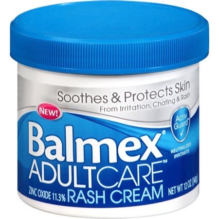 Adults who are using diapers or incontinence briefs most likely to have diaper rashes. Balmex Adult Care Rash Cream 12 oz - Walmart.com