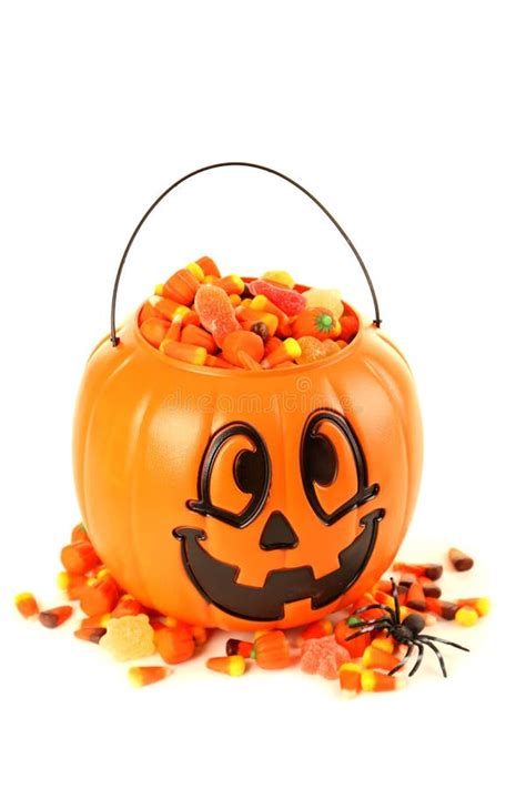 Pumpkin Basket Full Candy Corn Stock Images Download 9 Royalty Free