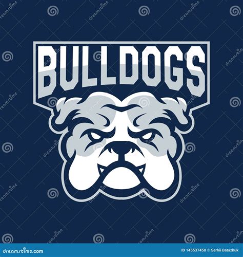 Modern Professional Logo For Sport Team Bulldog Mascot Bulldogs