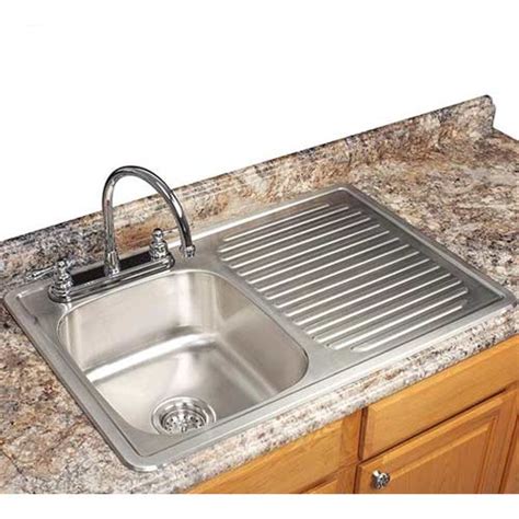 Franke Usa Fdbs703bx Single Bowl Kitchen Sink W Drain Board Stainless
