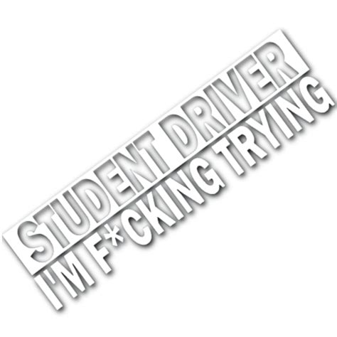 Student Driver Sticker Jcreatenz