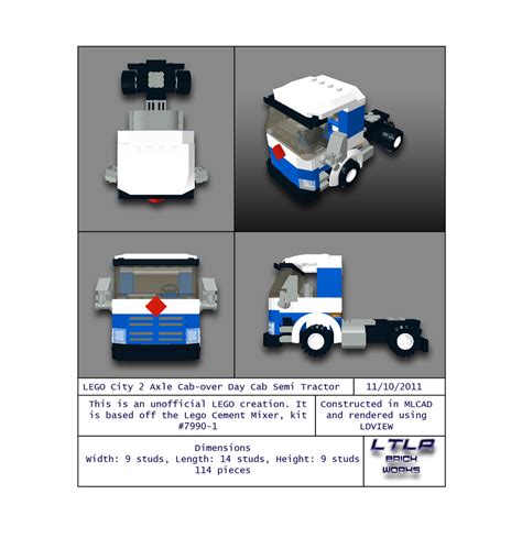 Lego Cab Over Truck Coe By Ltla9000311 On Deviantart