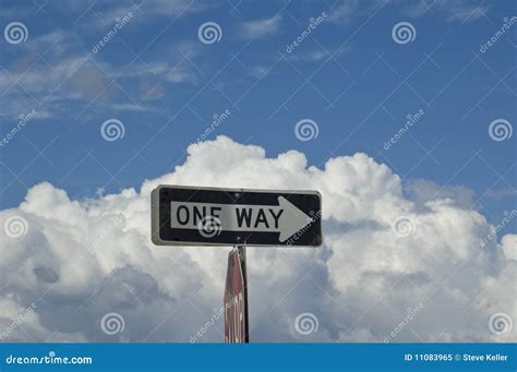 One Way Stock Image Image Of Traffic Arrow Route Street 11083965
