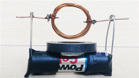 How To Make A Simple Electric Motor At Home Youtube