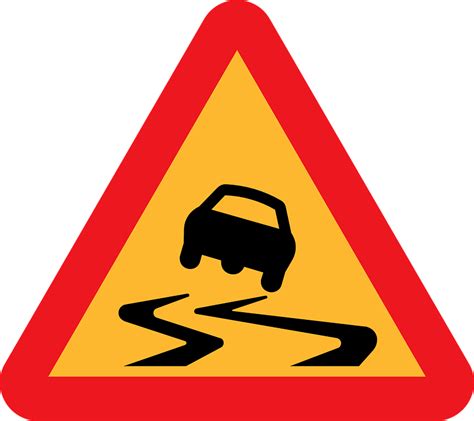 Warning Road Sign Roadsign Caution Free Vector Graphic On Pixabay