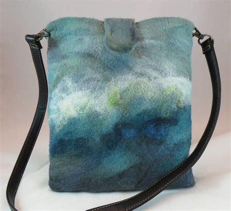 wet felted wool purse felt bag felt tote bag felted handbags