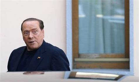 Silvio Berlusconi Arrives At Alzheimer S Home For Community Service World News Uk