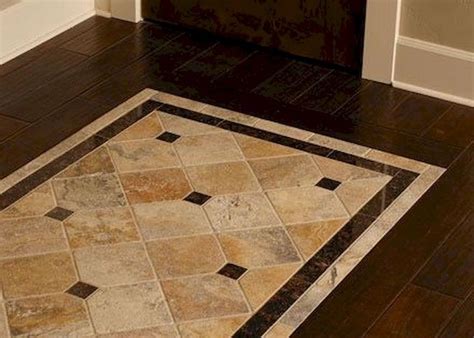 21 Optimum Tile Rug Inlay Bathroom Decor Ideas Patterned Floor Tiles