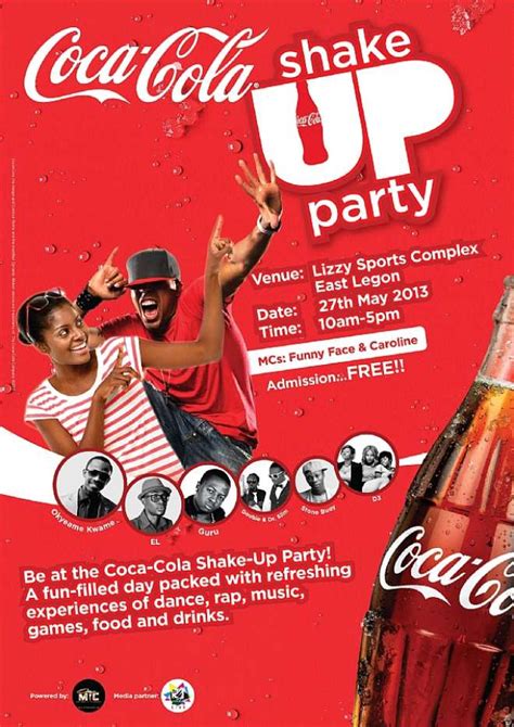 The Coca Cola Shake Up Party Is Here Catch And Feel The Fun