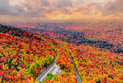 Drone Footage of White Mountains Foliage Will Blow Your Mind