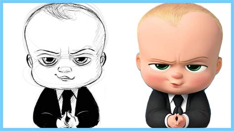 How To Draw The Boss Baby Youtube