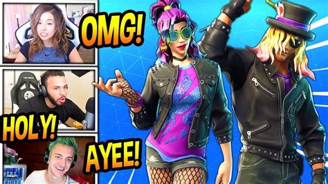 Streamers React To New Stage Slayer And Synth Star Skins Hot Ride