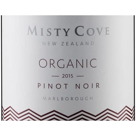 Misty Cove Organic Pinot Noir Nlp Diffusion