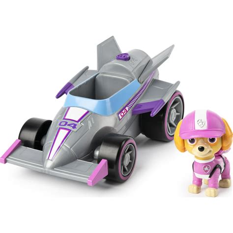 Paw Patrol Ready Race Rescue Skyes Race And Go Deluxe Vehicle With