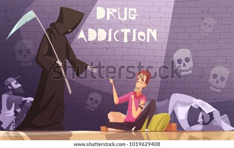 Drug Addiction Cartoon Royalty Free Images Stock Photos And Pictures