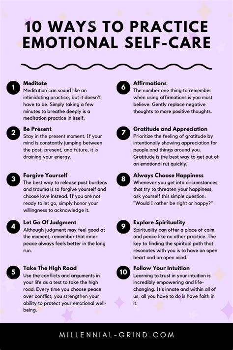 10 Best Ways To Practice Emotional Self Care Emotions Self