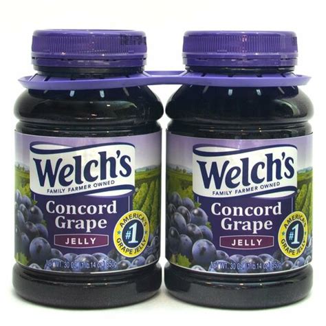 Welchs Concord Grape Jelly 30 Oz Jar 2pack