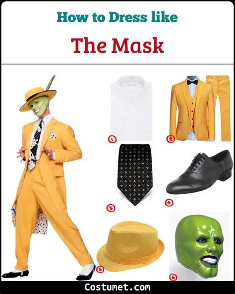The Mask Jim Carrey Costume For Cosplay Halloween