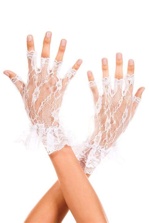 sexy music legs short wrist length lace ruffled fingerless madonna gloves 80 s ebay