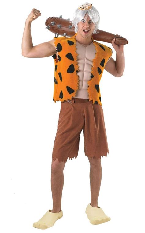 Adult Flintstones Deluxe Bam Bamm Costume Xl