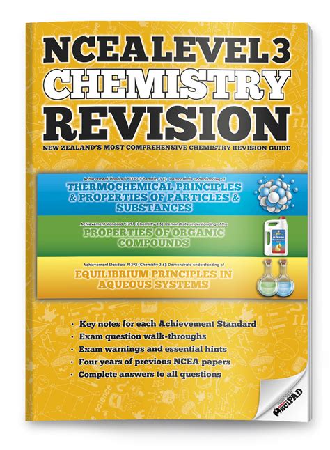 Ncea Level 3 Chemistry Revision Scipad Scipad