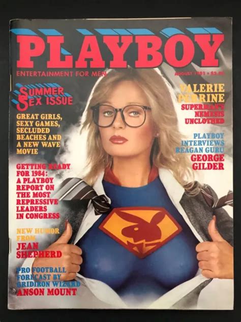 Playboy Magazine August Summer Sex Valerie Perrine Issue W