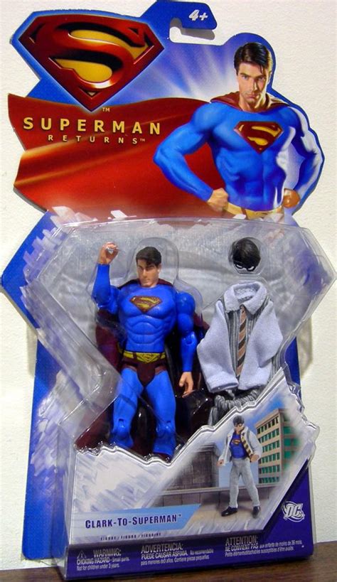 Clark To Superman Figure Superman Returns Mattel