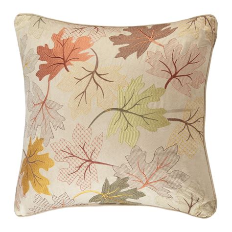 This Tan Floral Throw Pillow Will Make Your Home Feel Like Fall And Set