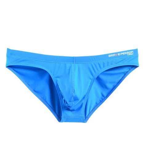 Mens Bikini Brief Nylon Solid Contour Pouch Underwear Sexy Panties