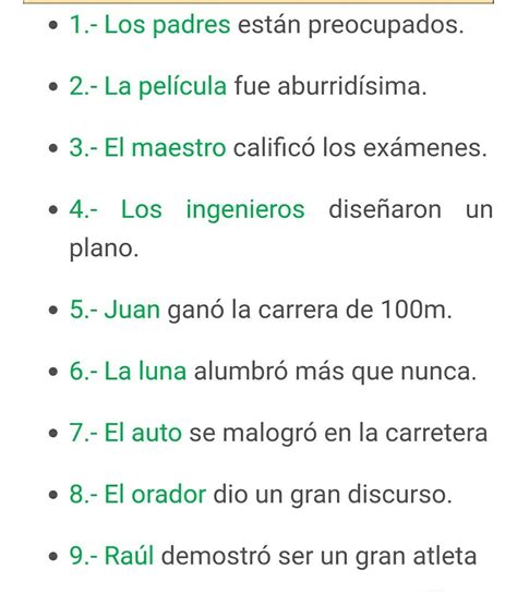 Top 19 Mejores Oraciones De Sujeto Y Predicado Ejemplos En 2022