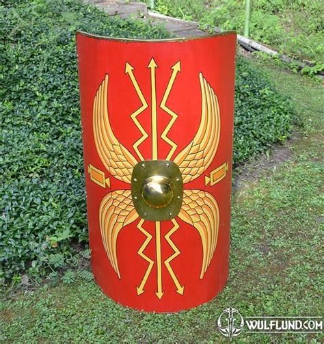 Roman Scutum Shield With Thunderbolts Living History Shields Shields