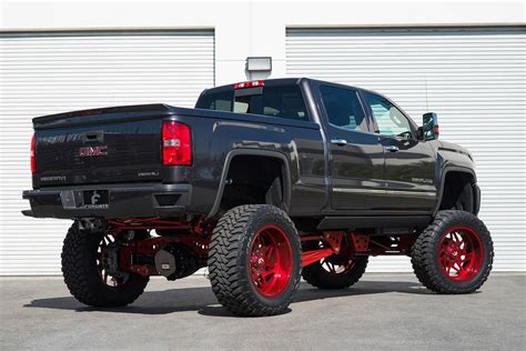 Royal Lift On Gray Gmc Sierra Denali With Huge Wheels Gmc Sierra