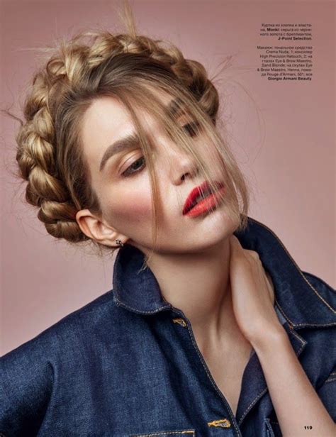 Irina Nikolaeva By Danil Golovkin For Allure Russia March 2016 Side Braid Hairstyles Hair