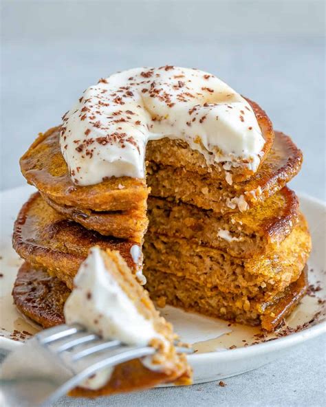 Delightful Healthy Pumpkin Pancakes Recipe Healthy Fitness Meals