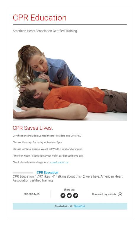 American heart association cpr card. CPR Education | American heart association, Education, Saving lives