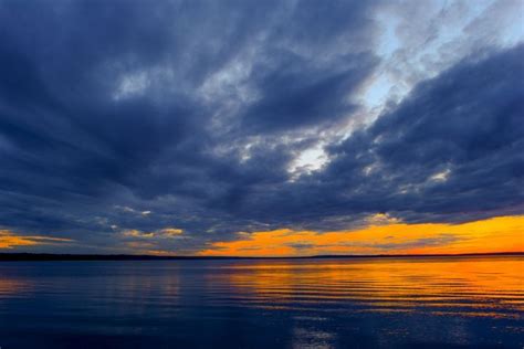 Twilight Sky In Dark Blue Clouds Yarvin13 Sunset Landscape