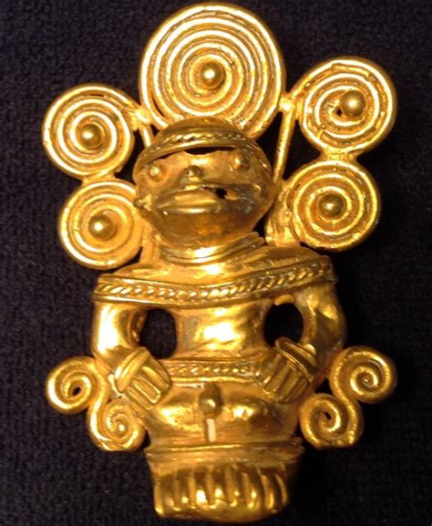 Pre Columbian Chaman Figure Tumbaga Gold Artifact 51 X Catawiki
