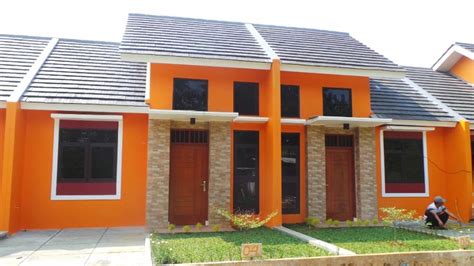 Ragam ⭐ inspirasi warna cat rumah minimalis anti mainstream yang wajib kamu coba ! 43 Contoh Cat Rumah Minimalis Warna Orange Yang Nampak ...