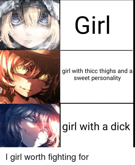 Anime Girl Thighs Meme