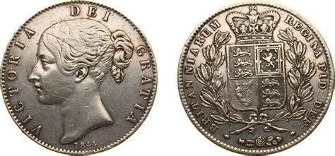 Great Britain United Kingdom 1844 1 Crown Victoria 1st Portrait