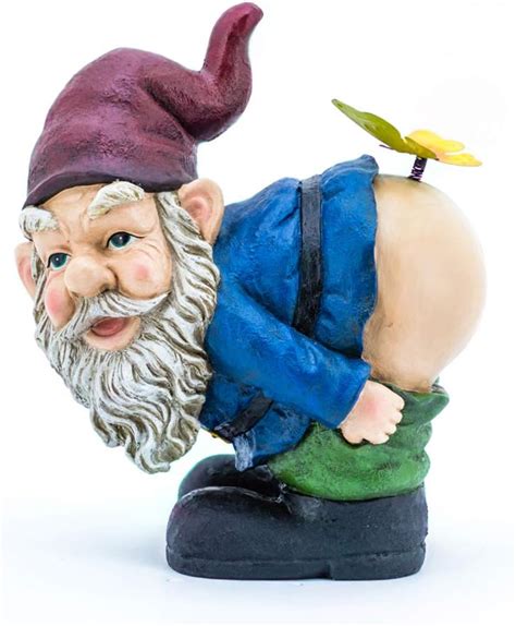 Amazon Com Hi Line Gift R Gnome Mooning With Butterfly Statue